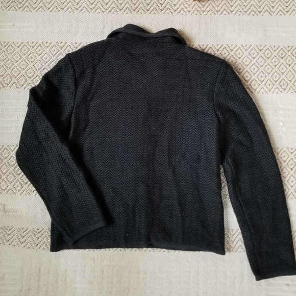Geiger Wool Herringbone Peacoat - Picture 7 of 7